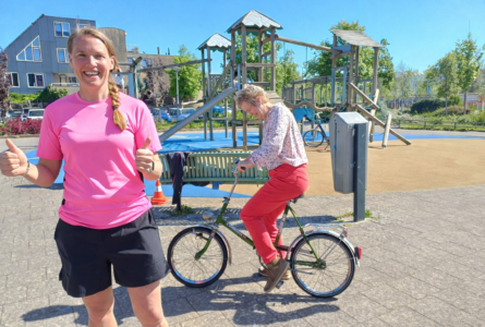 Jackelien | Inspireert anderen om óók te helpen bij de fietslessen in Alkmaar